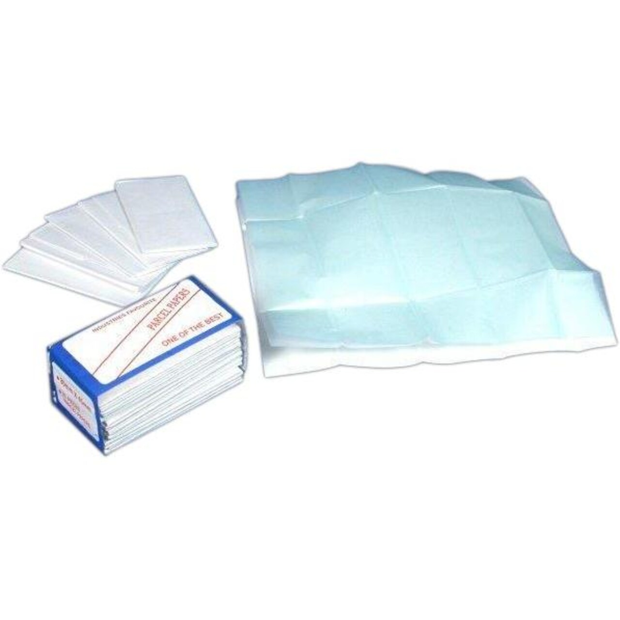 25 Blue & White Diamond Gemstones Parcel Travel Papers